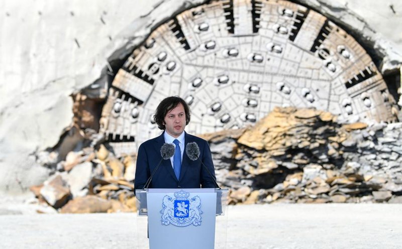 Gruzia Irakli Kobakhidze said the demonstrators intended to overthrow the legitimate government. Photo: Xinhua