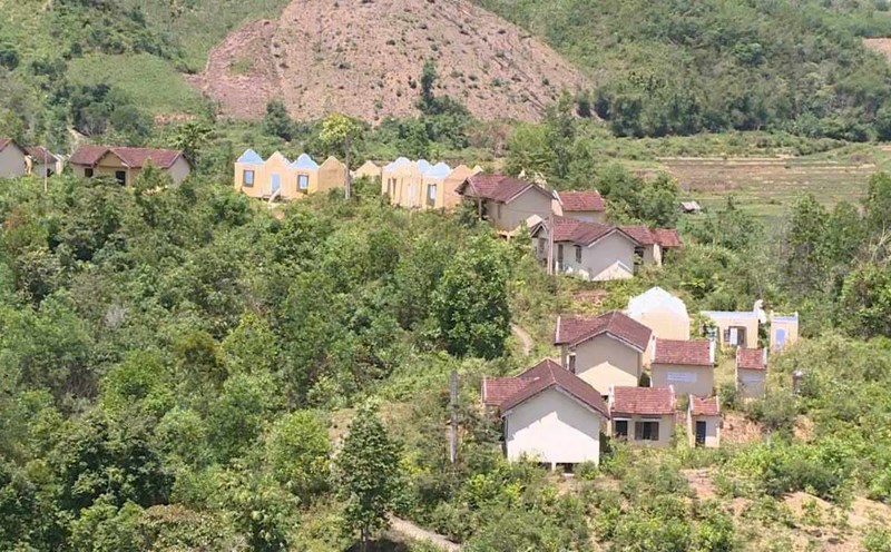 Mang But area, Quang Ngai - near the center of the earthquake, there were large earthquakes of 4.0 on October 6. Photo: Thanh Nguyen