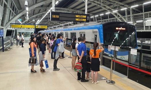 Metro số 1 TPHCM vận hành thương mại từ ngày 22.12.2024. Ảnh: Minh Tâm