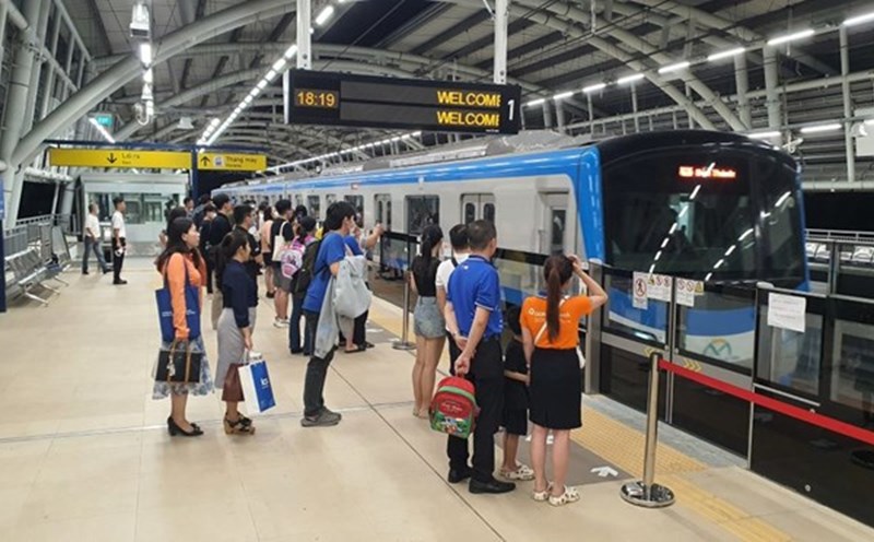 Metro No. 1 of Ho Chi Minh City will be commercially operated from December 22, 2024. Photo: Minh Tam