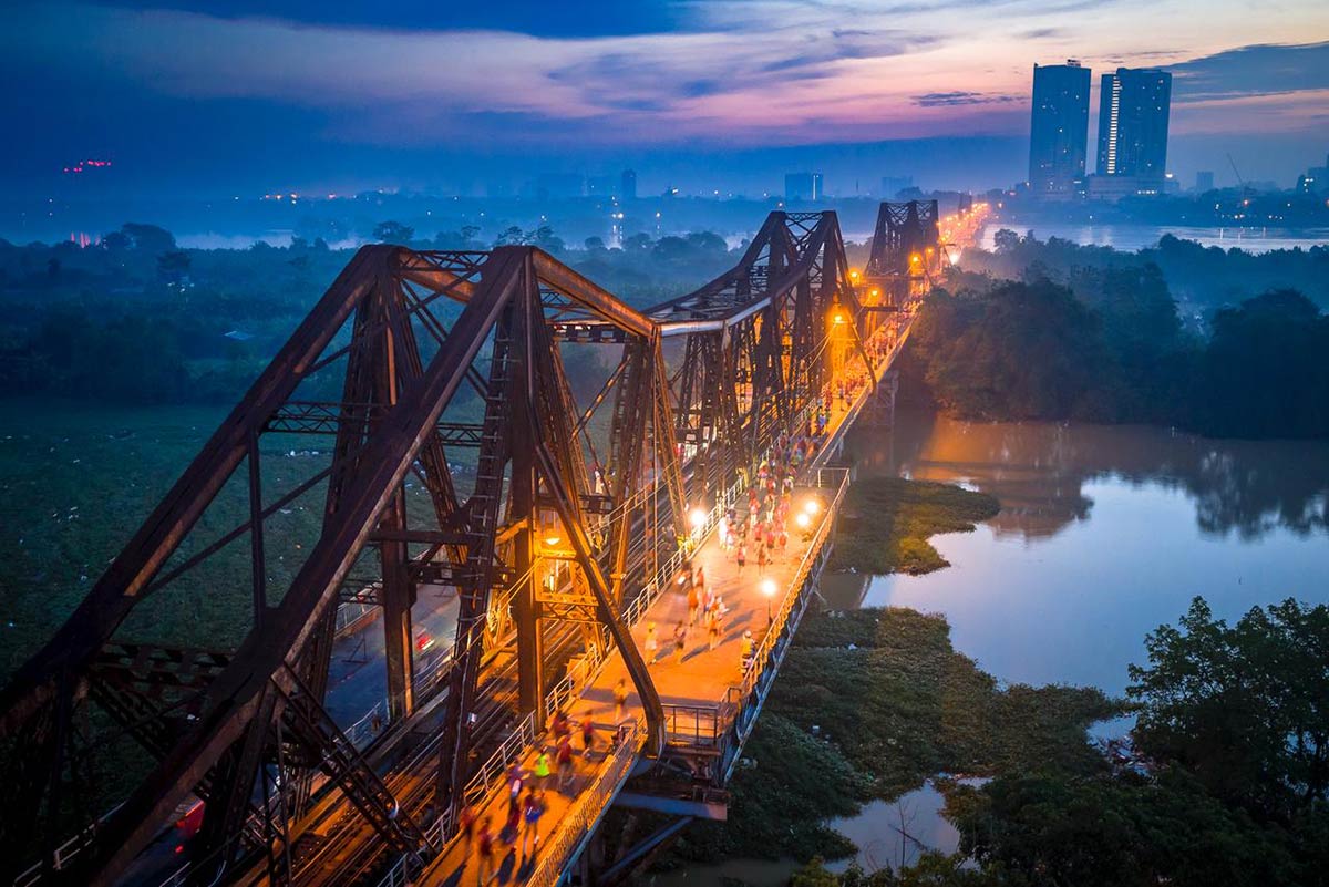 Giai Marathon Quoc te Ha Noi Techcombank chay qua nhung dia danh van hoa, lich su dep nhat cua Thu do Ha Noi. Anh: Techcombank