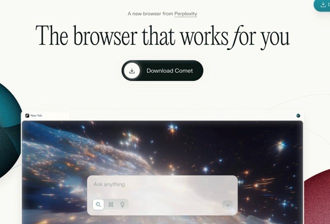 Perplexity's Comet AI browser is expected to change the way people work, helping businesses save costs and increase outstanding productivity. Photo: Quang Minh