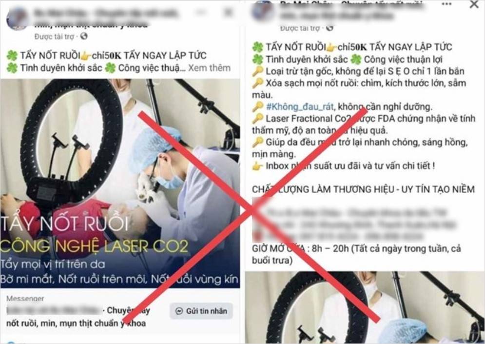 Voters recommend increasing penalties for false advertising. Photo: Huong Giang.