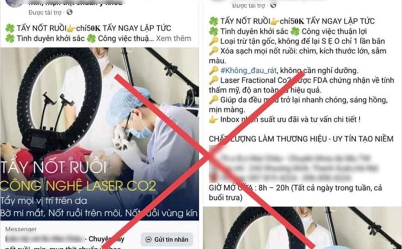 Voters recommend increasing penalties for false advertising. Photo: Huong Giang.