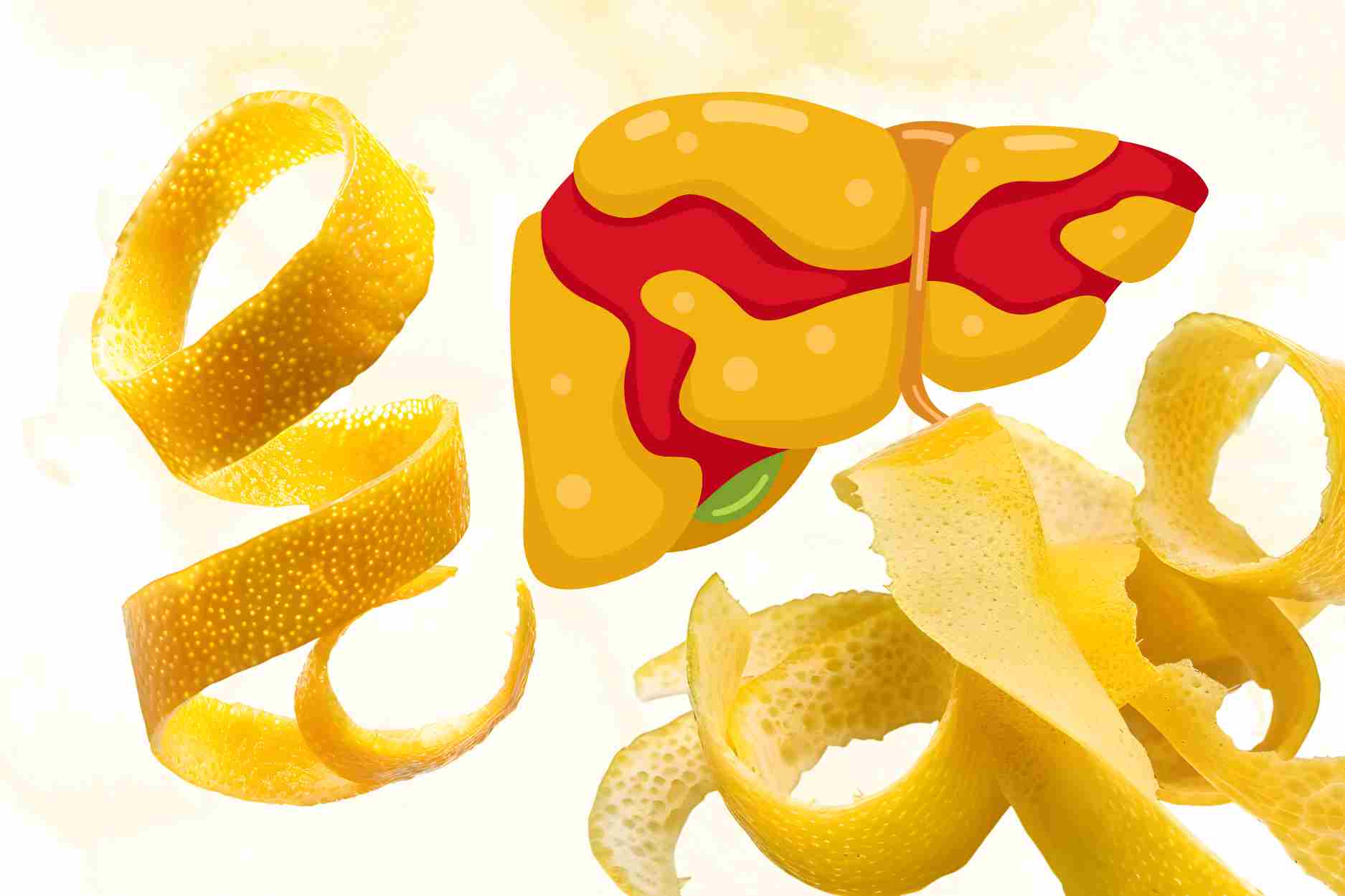 レモンの皮を使って解毒し、脂肪肝を予防する方法