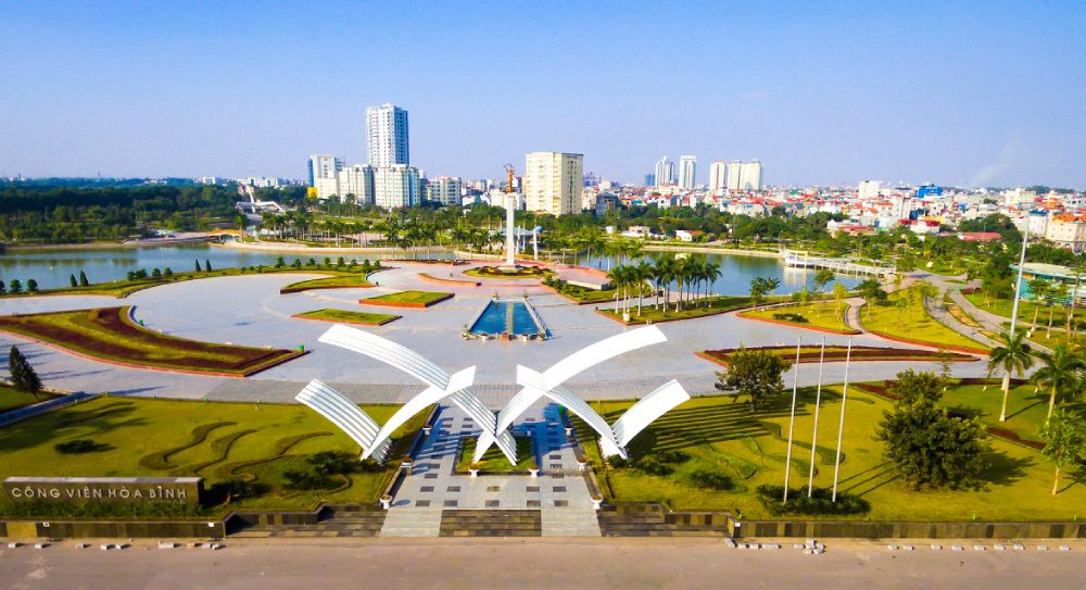The Government adjusts the national master plan for the period 2021-2030, with a vision to 2050. In the photo, a corner of Hanoi seen from above. Photo: Hanoi.gov.vn