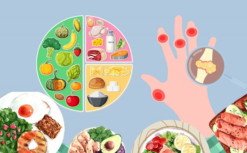 Diet and daily habits affect the process of excreting uric acid from the body. Graphics: Ha May