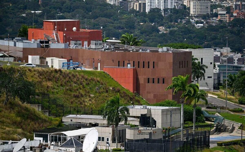 US Embassy in Caracas, Venezuela. Photo: AFP