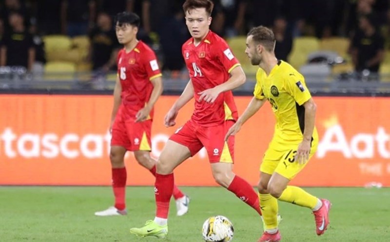 Malaysia in the victory over Vietnam in the 2027 Asian Cup qualifiers. Photo: Tuan Huu