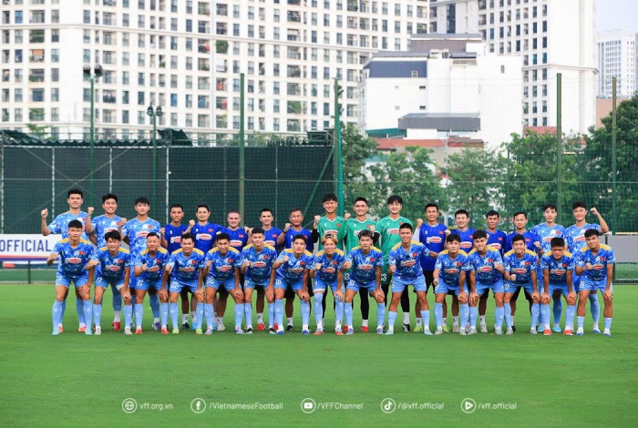 U23 Viet Nam tap huan tai UAE va co 2 tran giao huu voi U23 Qatar. Anh: VFF