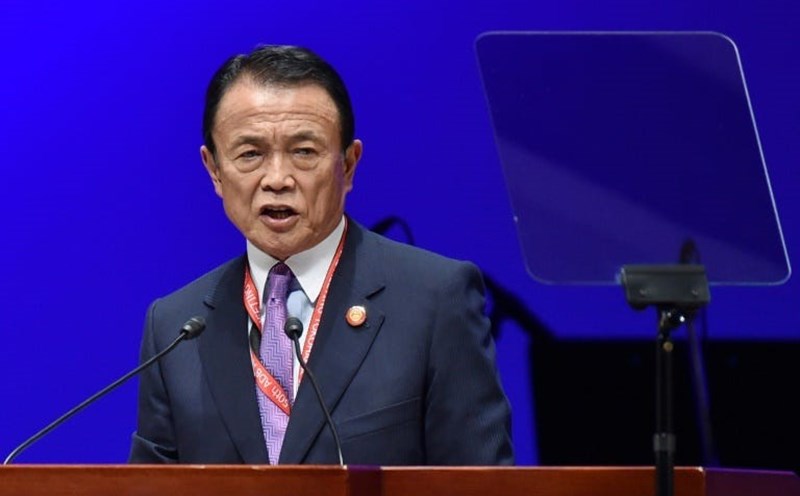 Mr. Taro Aso - former Prime Minister of Japan. Photo: AFP