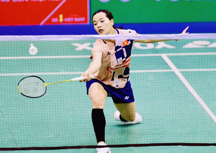 테니스 선수 Nguyen Thuy Linh은 앞으로 아시아에서 몇몇 대회에 참가할 예정입니다. 사진: Thanh Vu