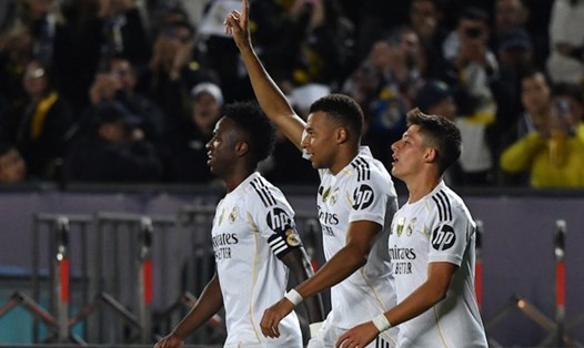 Real Madrid khởi đầu mùa giải 2025-2026 một cách suôn sẻ.  Ảnh: AFP