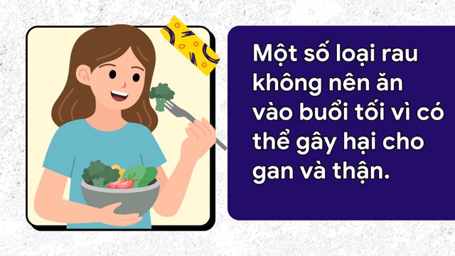 시금치는 간 및 신장 기능에 영향을 미치지 않도록 저녁 식사에 자주 사용하지 않아야 합니다. 그래픽 이미지: Huong Son