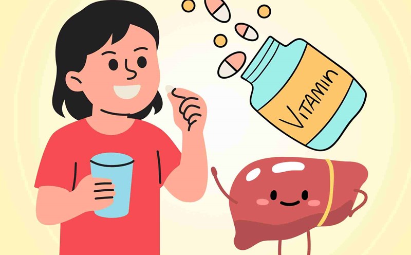 The golden time to take vitamins to keep the liver healthy, support effective detoxification