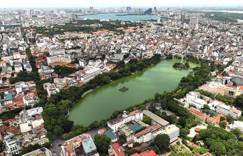 Develop the Northern dynamic zone, in which Hanoi is identified as the growth pole. Photo: Pham Dong