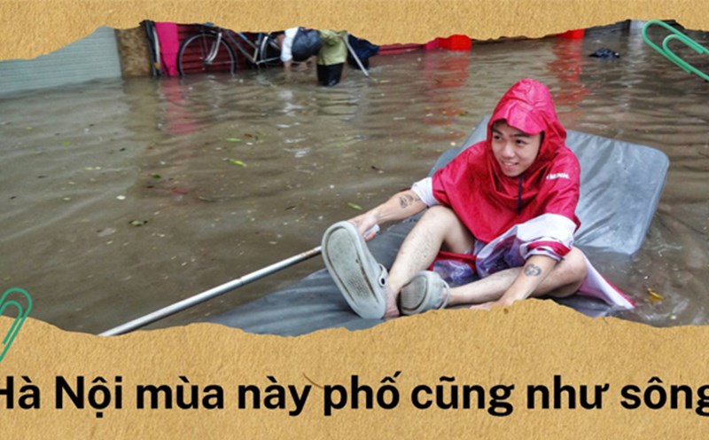 Cau hat nhac che ve Ha Noi ngap nang.