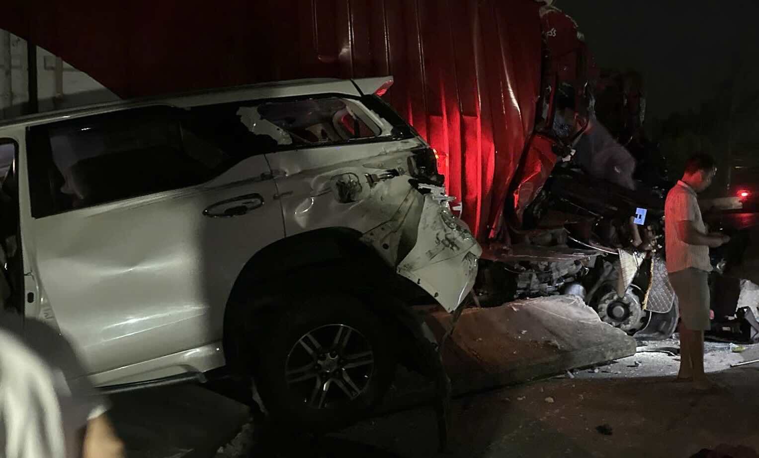 사고 현장. 사진: 꽝안.