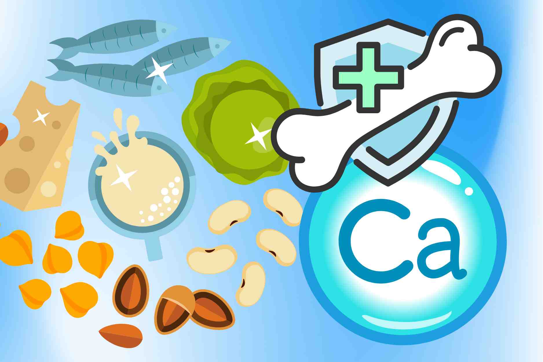 天然カルシウムは関節を改善し、脂肪の蓄積を防ぐのに役立ちます。