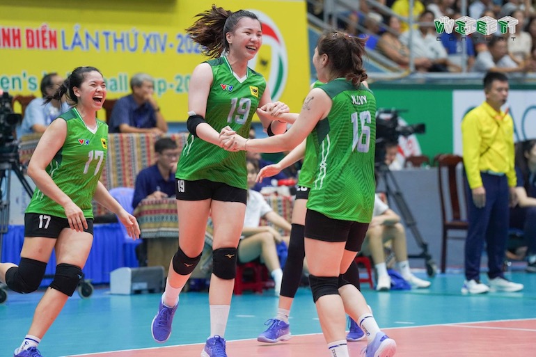 VTV Binh Dien Long An will meet Ho Chi Minh City in the second phase of the 2025 national volleyball tournament. Photo: Vietnam Volleyball