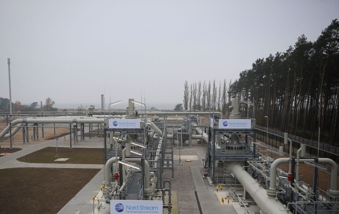 Truoc le khanh thanh duong ong dan khi dot Nord Stream tai thi tran Lubmin, Duc, ngay 8.11.2011. Anh: Sputnik