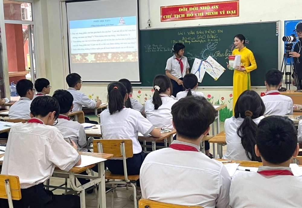 Develop job position guidance, structure of civil servants according to professional titles and norms for the number of people working in educational institutions. Photo: Thong Nhat