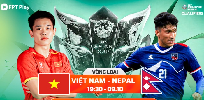 Vietnam will meet Nepal in the final qualifying round of the 2027 Asian Cup. Photo: FPT Play