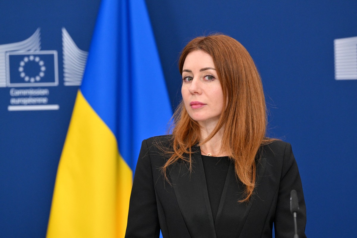 Ministre ukrainienne de l'energie, Svitlana Hrynchuk. Photo : AFP