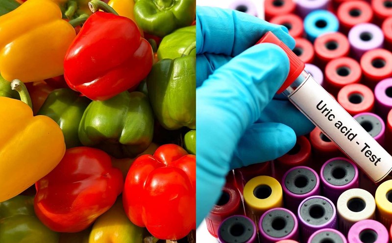 Vegetables rich in vitamin C are twice as rich as oranges, helping to effectively reduce high uric acid