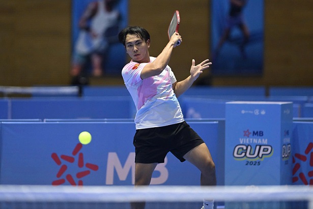 Vietnam's pickleball player Phuc Huynh has risen to 14th place in the world in the men's singles event. Photo: PPA Tour