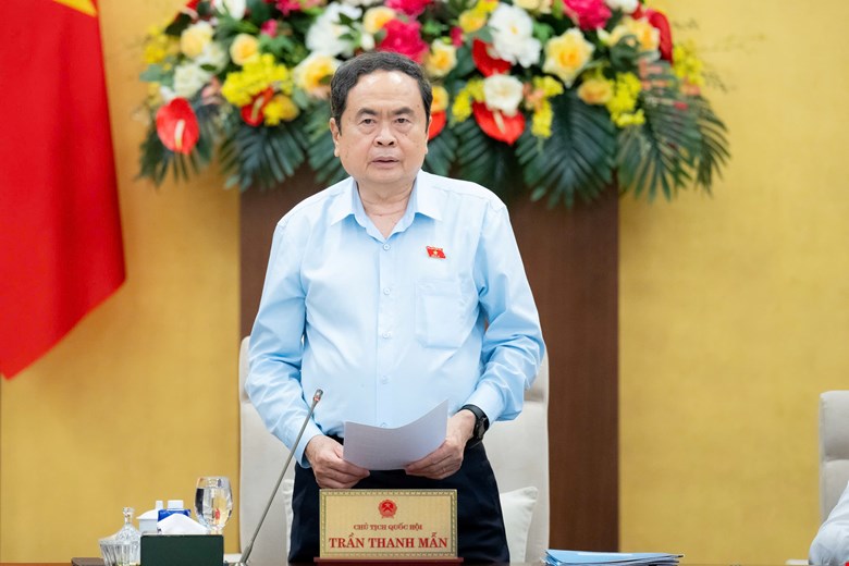 Politburo member and National Assembly Chairman Tran Thanh Man. Photo: Quochoi.vn