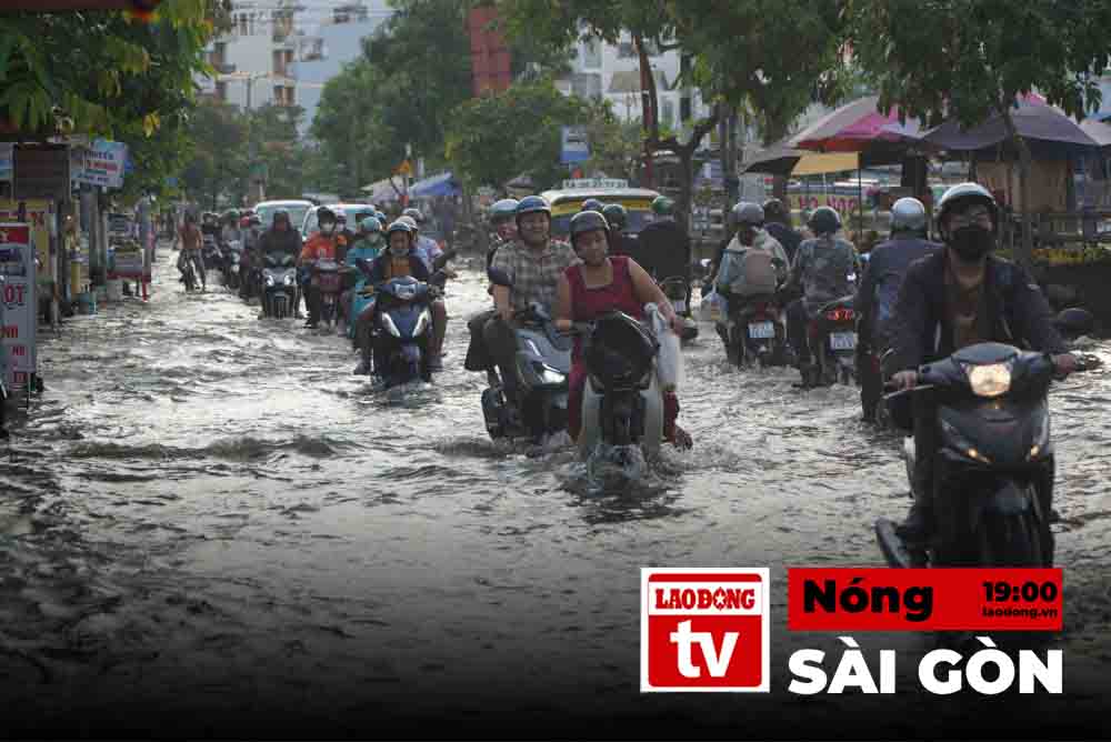 Hot Saigon: High tide forecast in Ho Chi Minh City above alert level 3, high risk of flooding