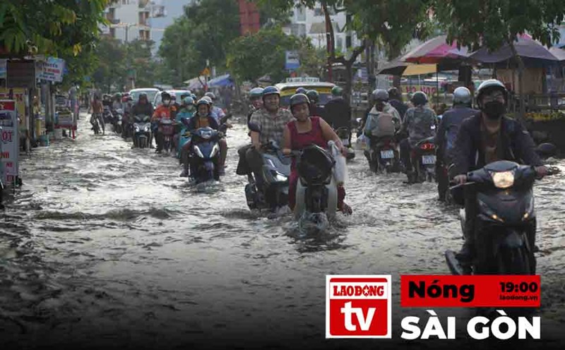 Hot Saigon: High tide forecast in Ho Chi Minh City above alert level 3, high risk of flooding