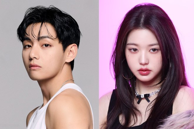 V BTS and Jang Won Young IVE are 9 years older than each other. Photo: BigHit/StarShip Entertainment