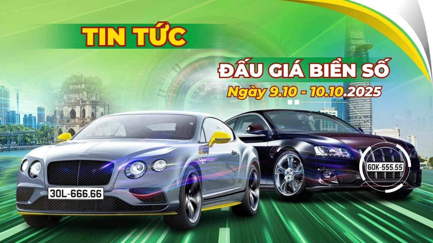 슈퍼 번호판 38A-777.77은 10월 9-10일 번호판 경매에 나올 예정입니다