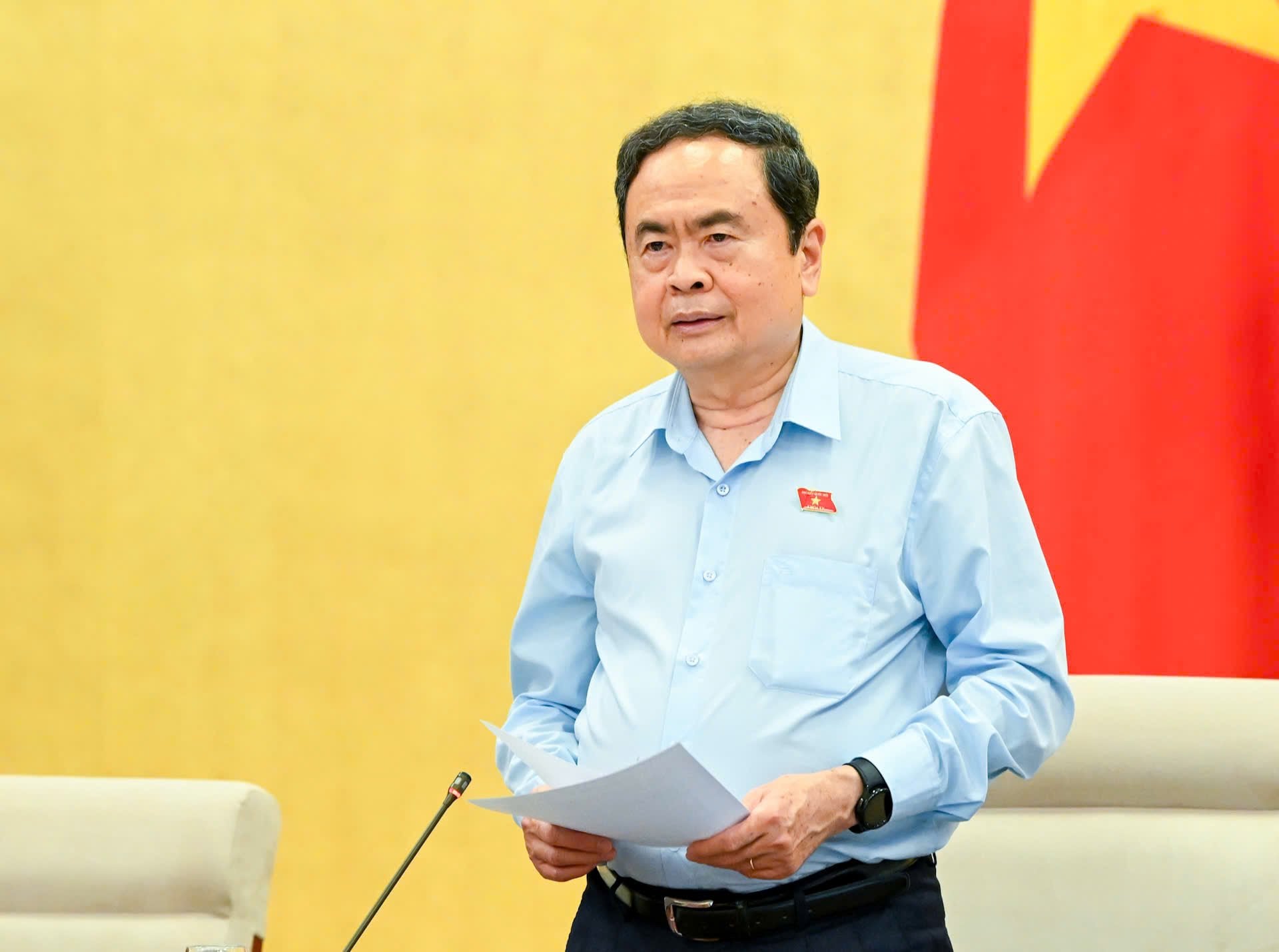 Politburo member and National Assembly Chairman Tran Thanh Man. Photo: Quochoi.vn