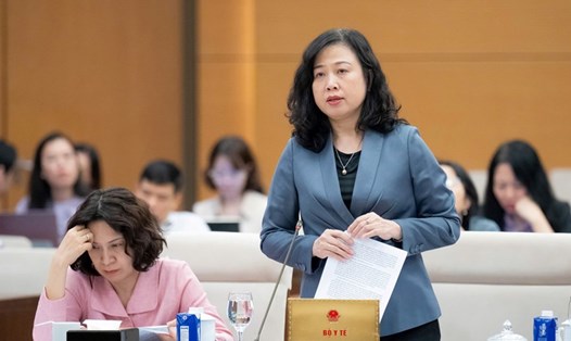 Bộ trưởng Bộ Y tế Đào Hồng Lan. Ảnh: Quochoi.vn