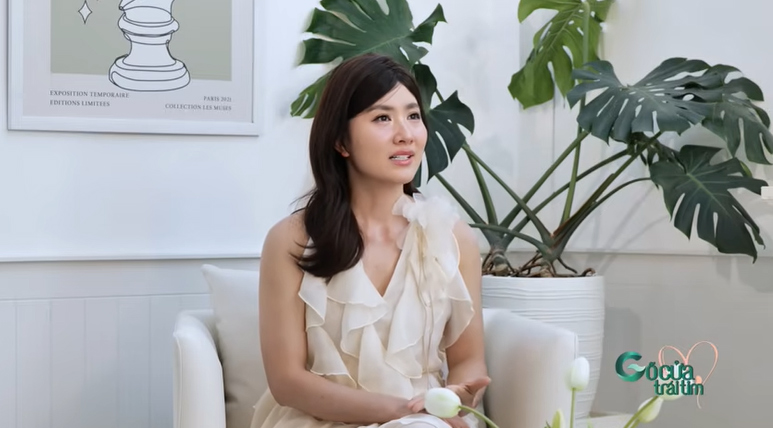 Nguyet Anh trong chuong trinh “Go cua trai tim“. Anh: Nha san xuat