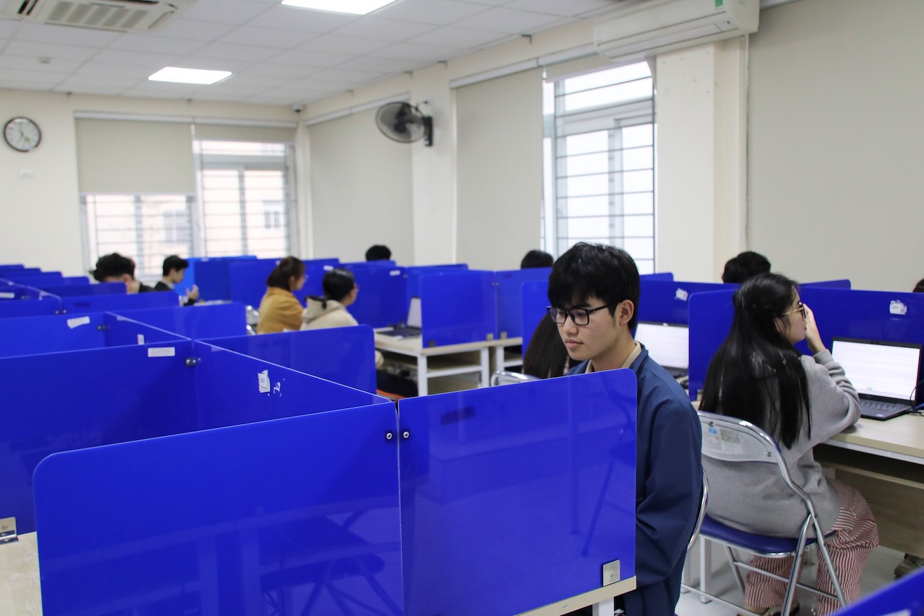 Thi sinh tham du ky thi danh gia nang luc cua Dai hoc Quoc gia Ha Noi nam 2025. Anh: VNU 