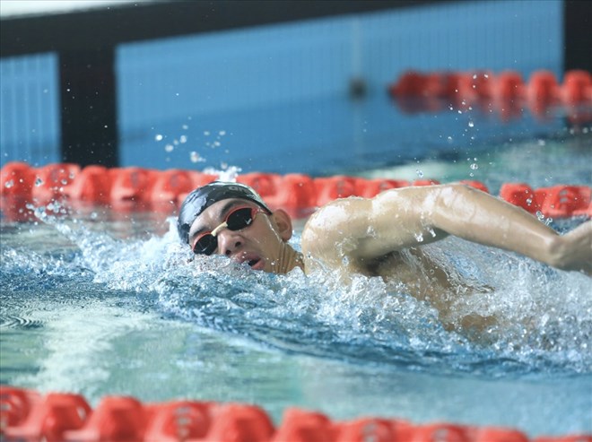Nguyen Huy Hoang continue de jouer avec une forme stable. Photo : An Nguyen