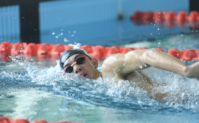 Nguyen Huy Hoang is still playing with stable performance. Photo: An Nguyen