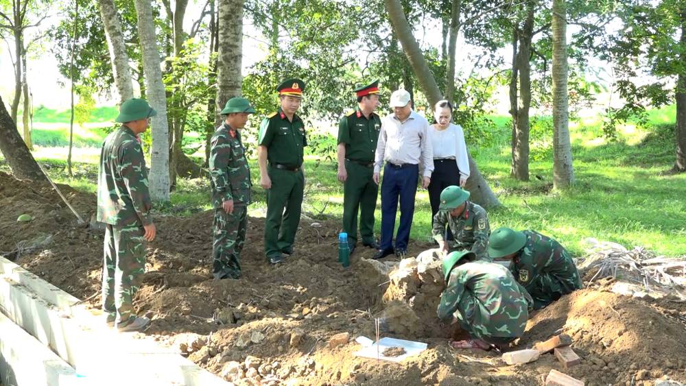 27 martyrs' remains have been discovered and collected in Quang Tri ancient citadel. Photo: Xuan Dien