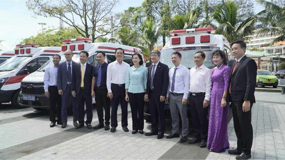 Phu Quoc la mot trong 6 don vi dau tien tren ca nuoc thi diem mo hinh cap cuu ngoai vien. Anh: Nguyen Anh