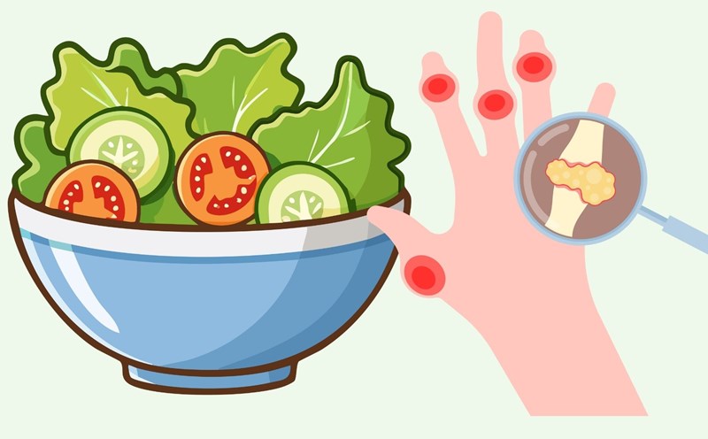 A vegetable for people with gout, helps reduce uric acid naturally. Graphics: Linh Dan