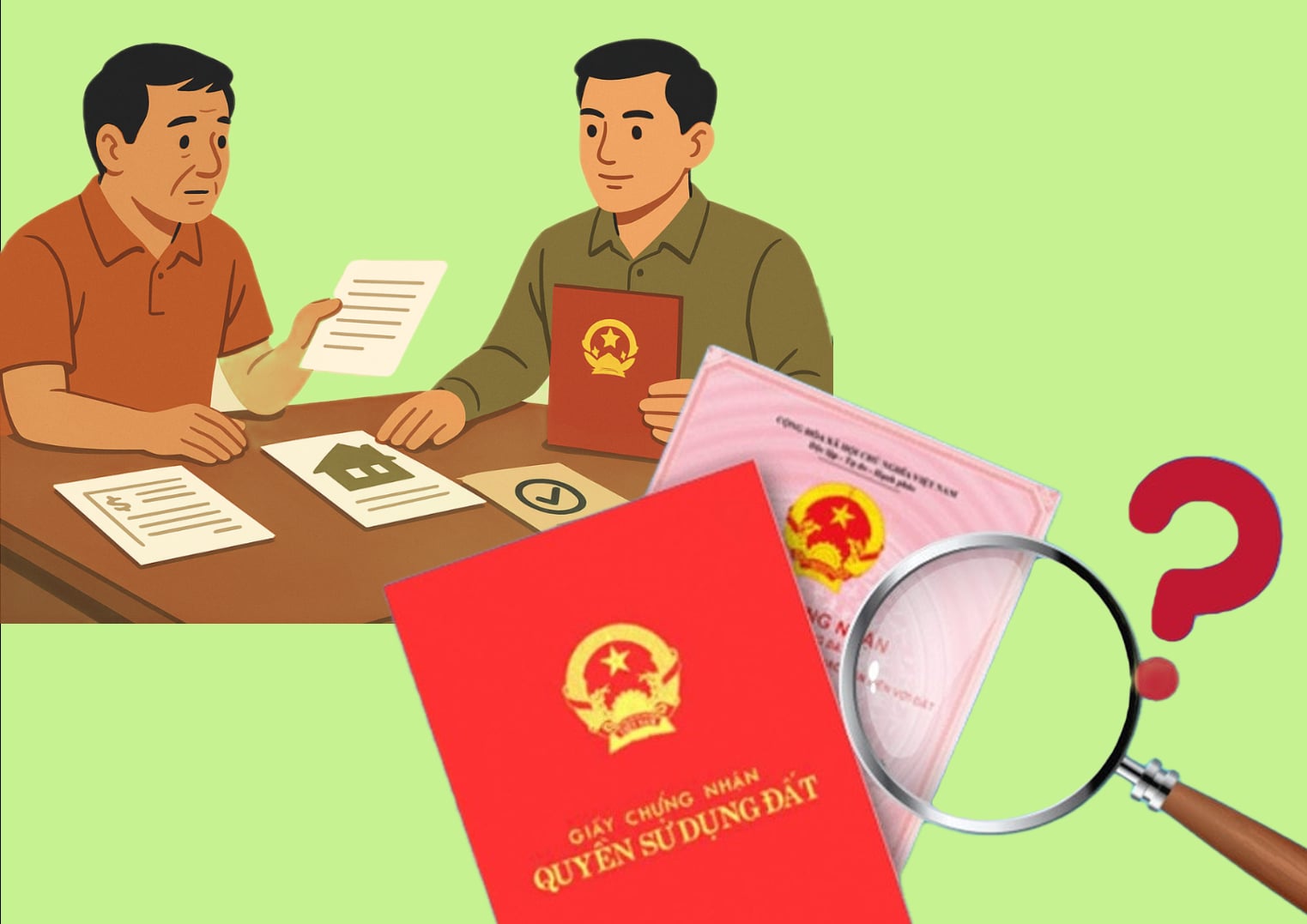 BNN&MTは最初の土地使用権の作成について回答しましたが、区委員会は2014年以前に土地書類を残していません。写真:Huong Giang