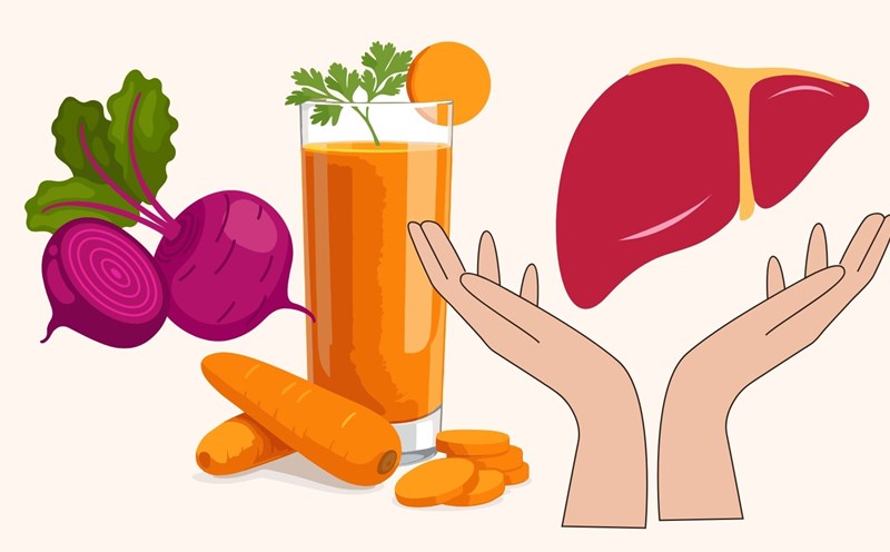 Morning habits help detoxify the liver. Graphics: Linh Dan