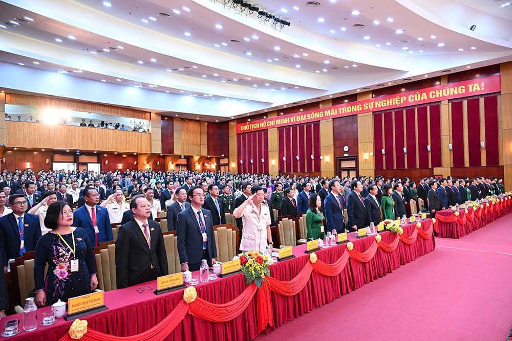 Cac dai bieu tham du dai hoi. Anh: Kien Dinh