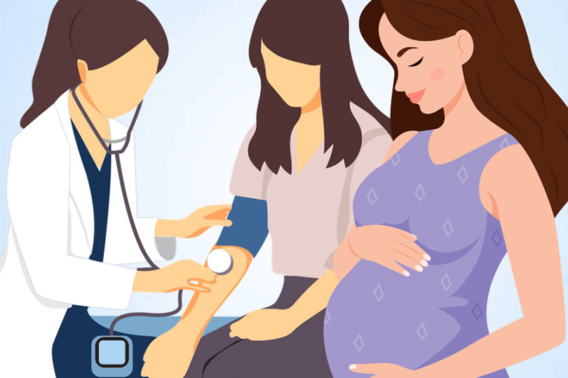 Low blood pressure during pregnancy and the risks to note. Graphics: Thien Nhan