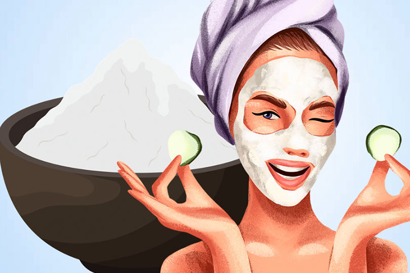 전문가가 쌀가루로 자연스럽게 밝고 매끄러운 피부를 만드는 비법을 공유합니다. 그래픽: 티엔 년