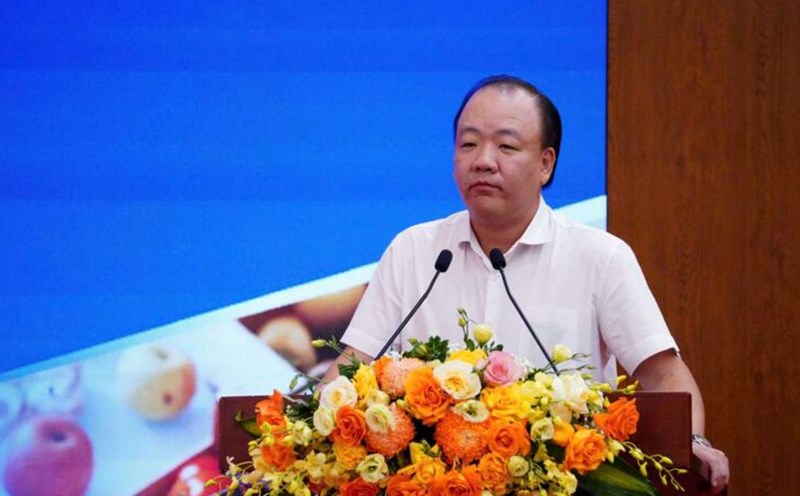 Mr. Tran Huu Linh emphasized that identification and traceability when combined will form a "transparent management ecosystem", where all transactions can be verified and authenticated. Photo: Organizing Committee